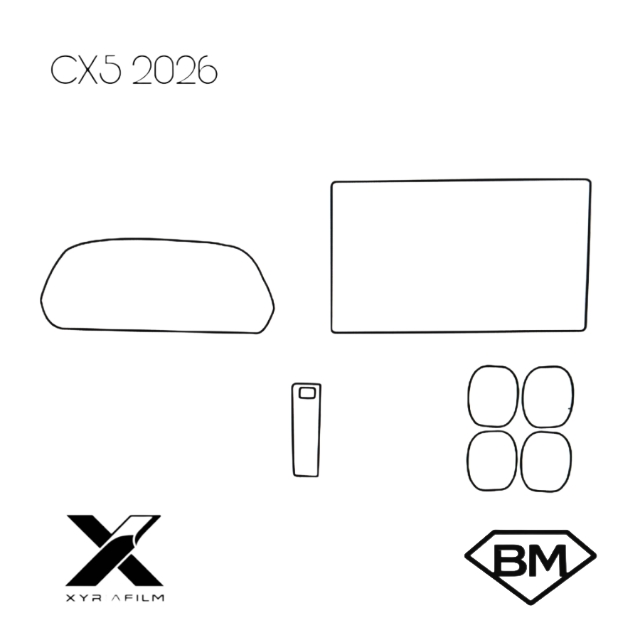 PPF pantallas e interiores para Mazda CX-5 2026