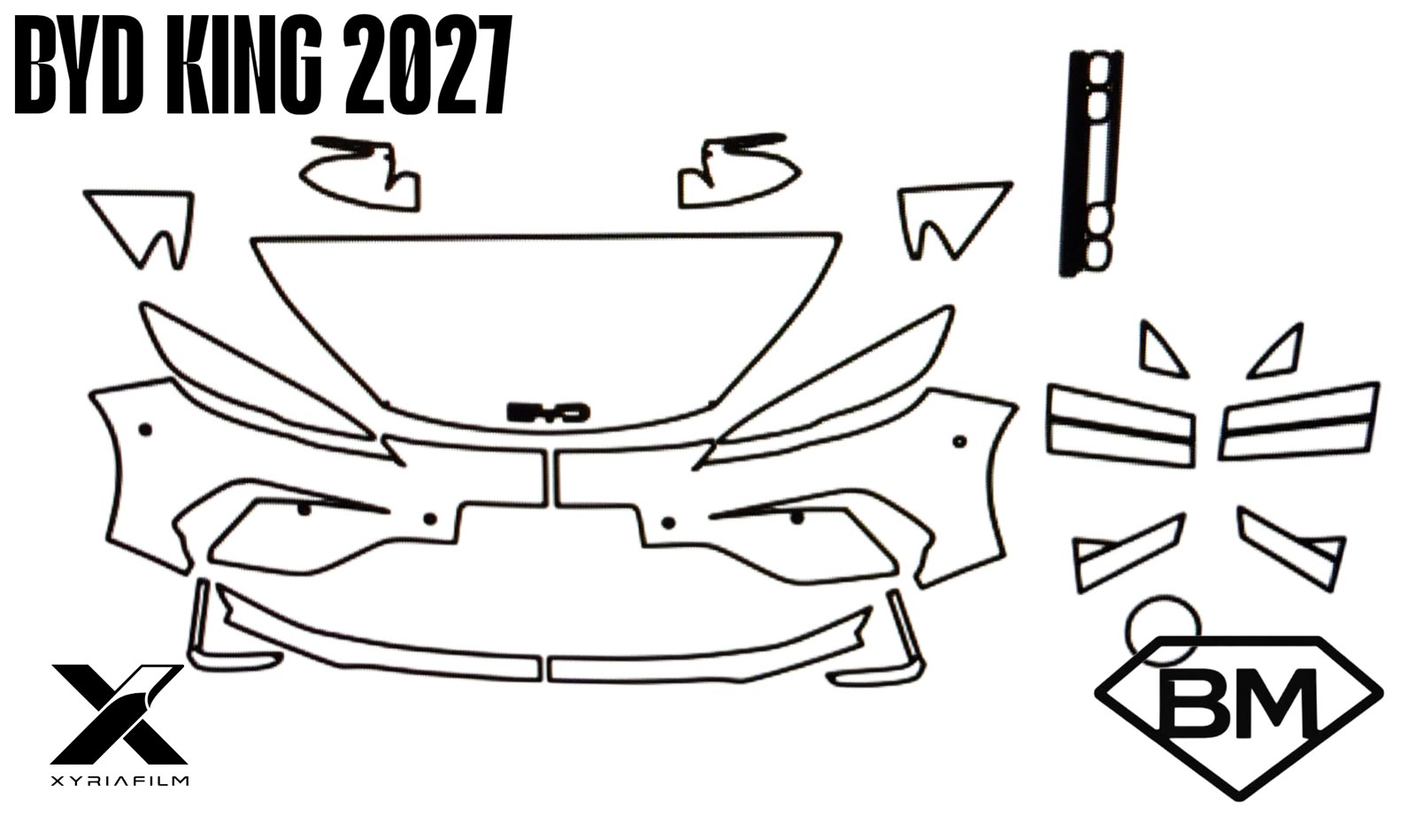 Protección para carretera PPF para BYD King 2027