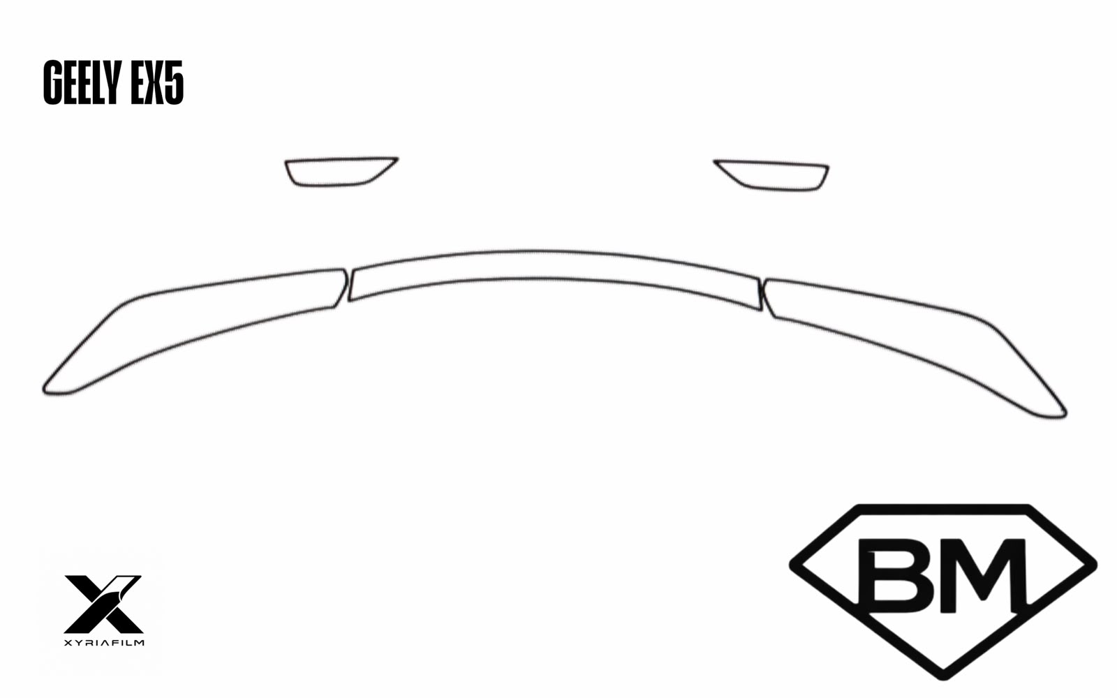 Set de faros PPF para Geely EX5