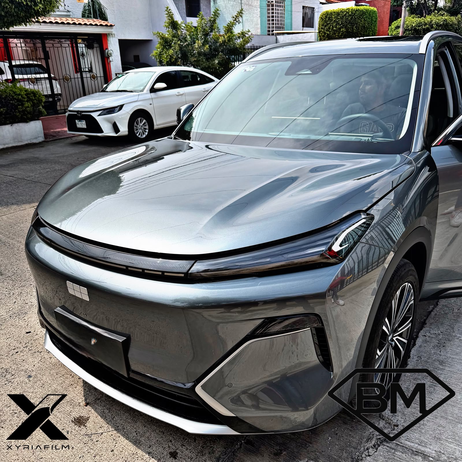 SUV GEELY EX5 con PPF cobertura total XyriaFilm a domicilio en Guadalajara