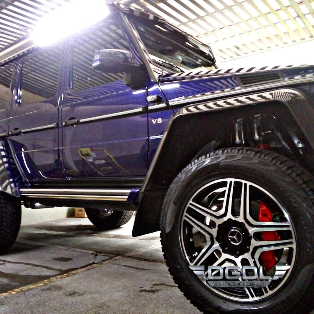 Corrección Mercedes-Benz G63 AMG azul