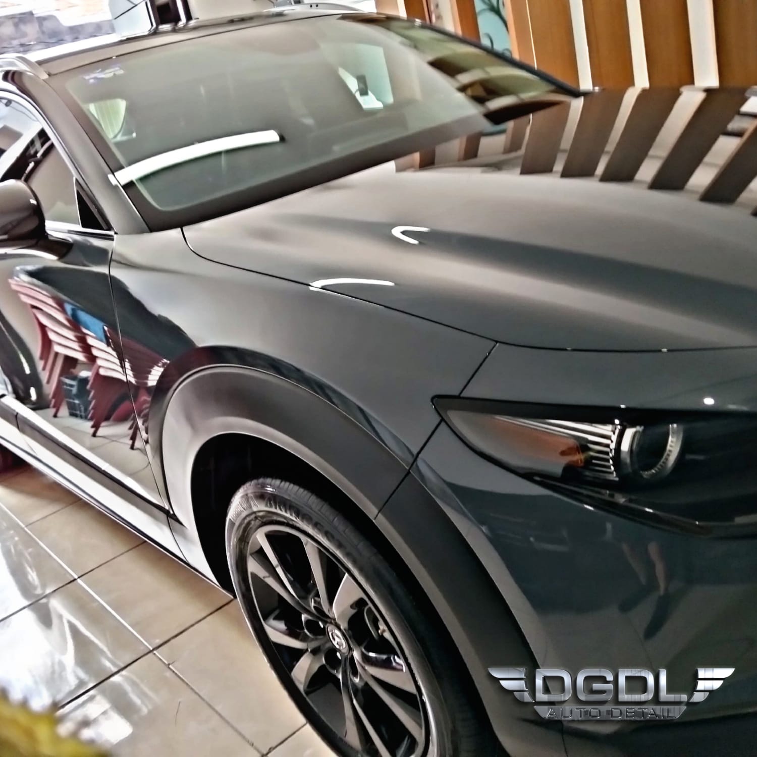Corrección de pintura y protección Fusso auto nuevo Mazda CX-30